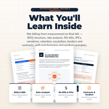 Construction Billing, BOQ & Contracts Mastery