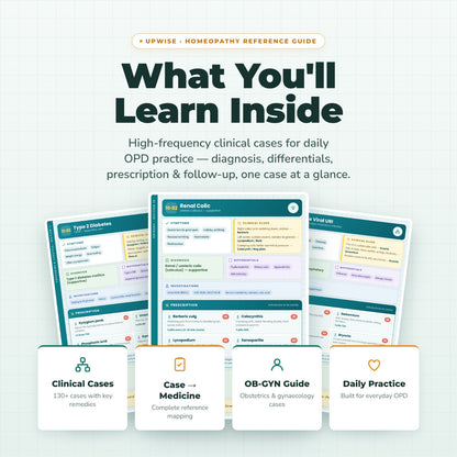 Homeopathy Doctor's Clinical Reference Guide