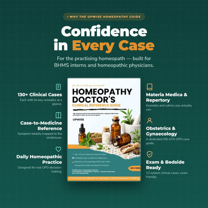 Homeopathy Doctor's Clinical Reference Guide
