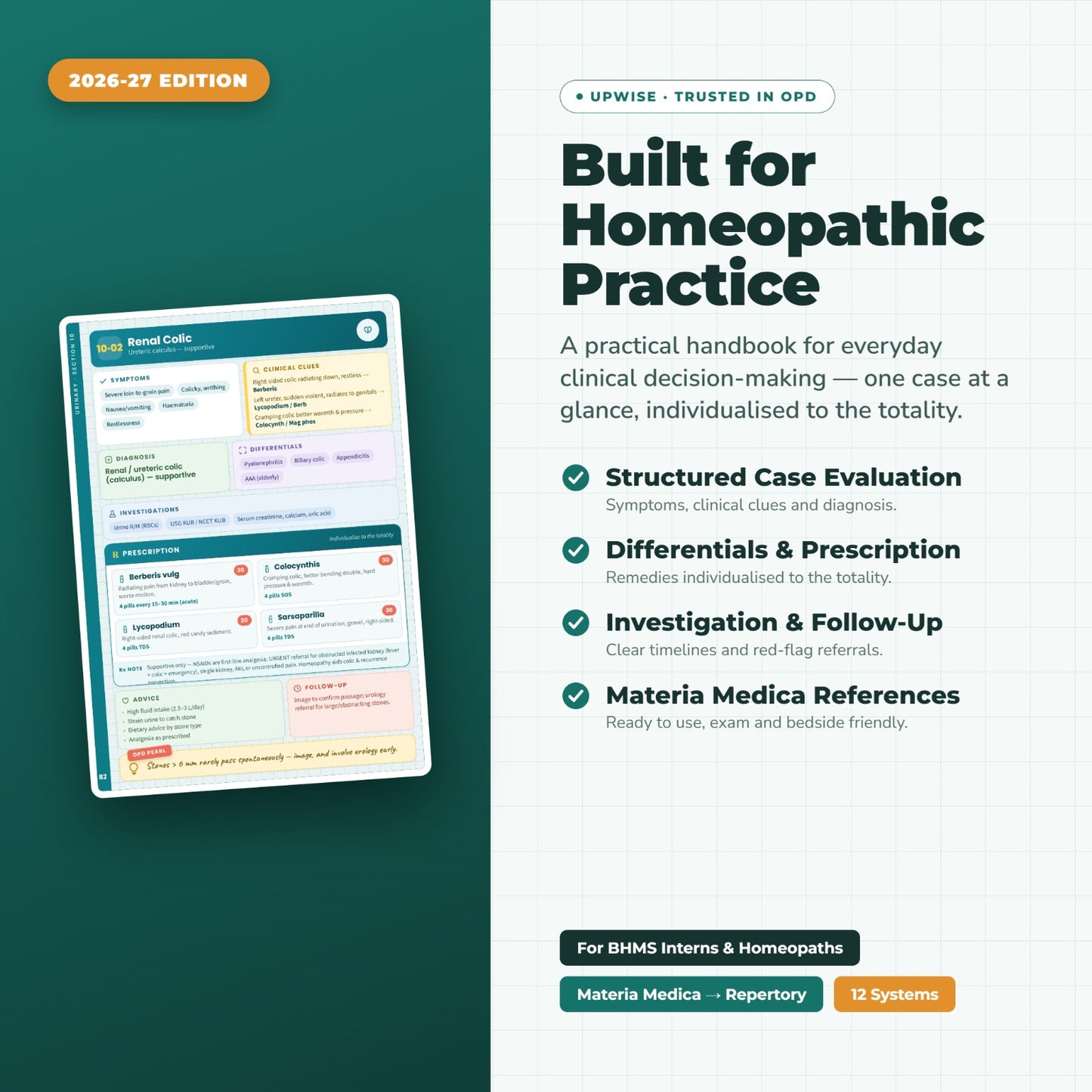 Homeopathy Doctor's Clinical Reference Guide