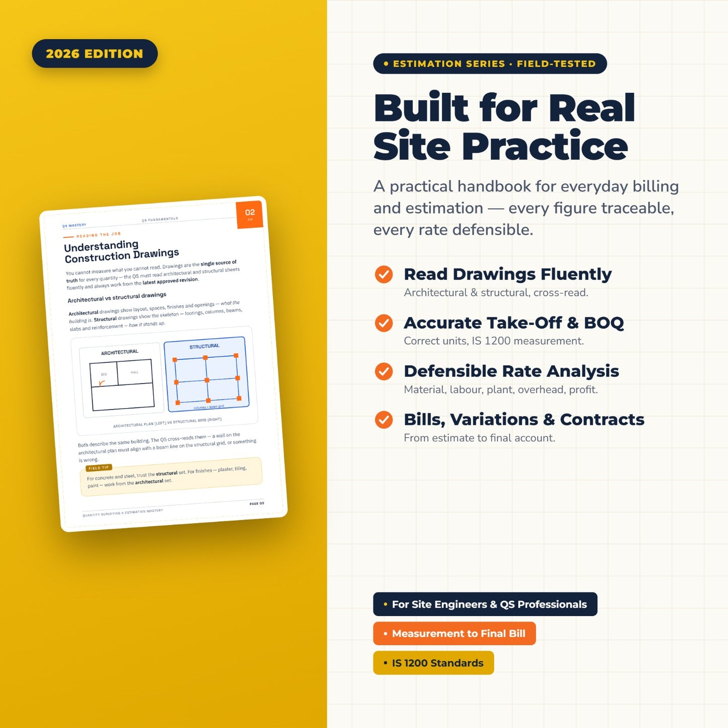 Quantity Surveying & Cost Estimation Mastery