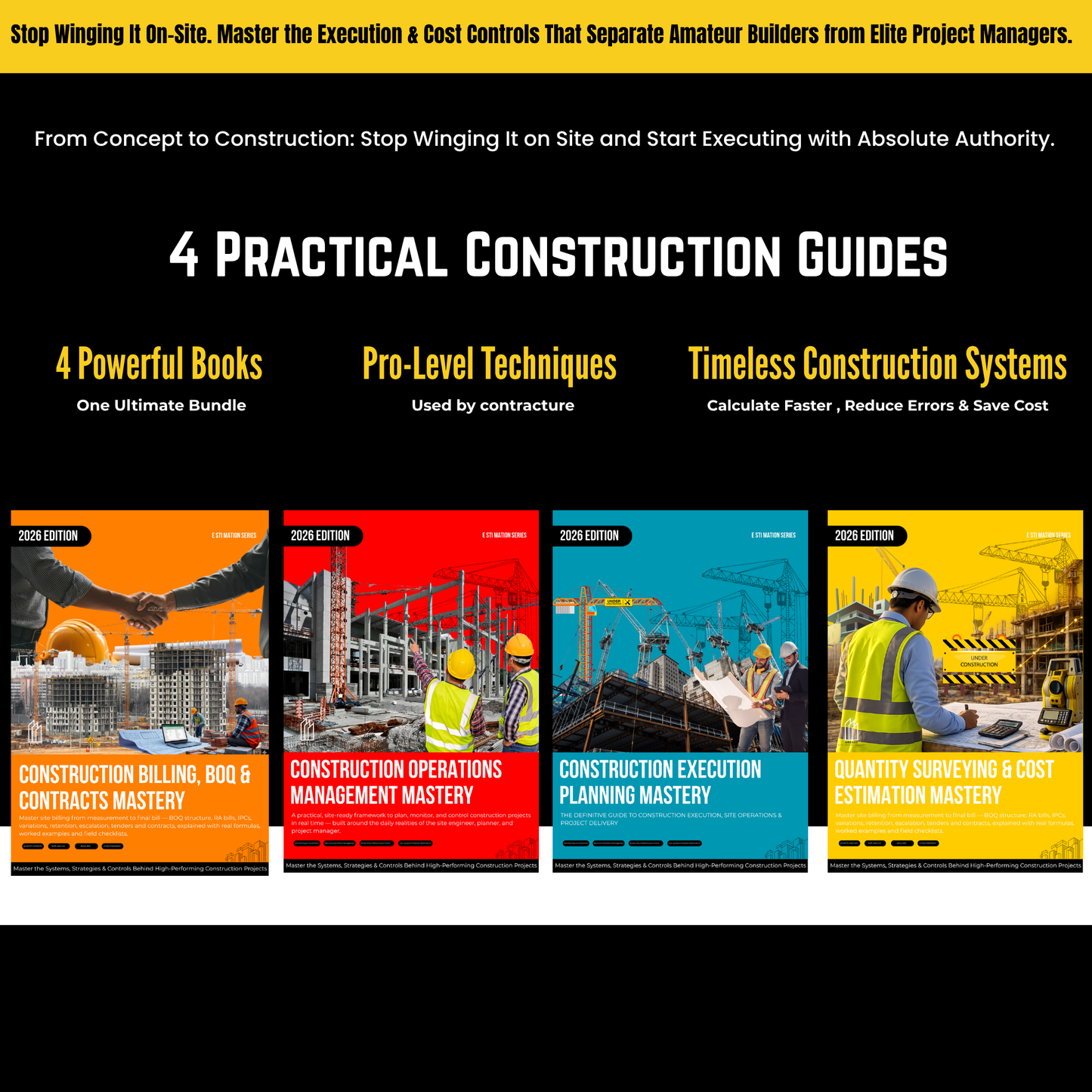 4-in-1 Construction Mastery Bundle